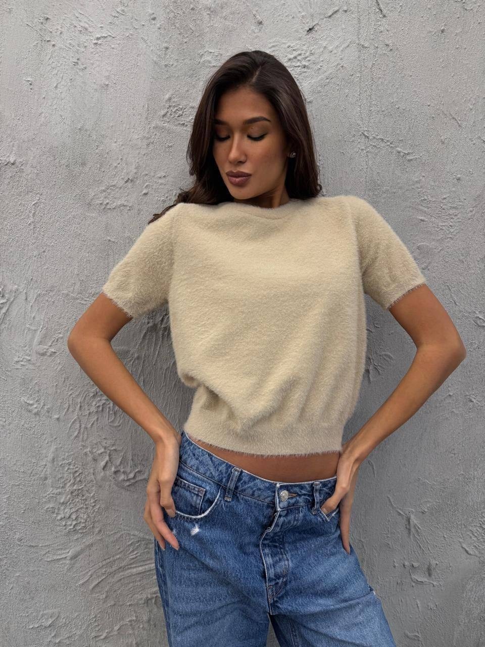 джемпер бежевый,свитер джемпер,джемпер,женская кофта,кофта трикотаж