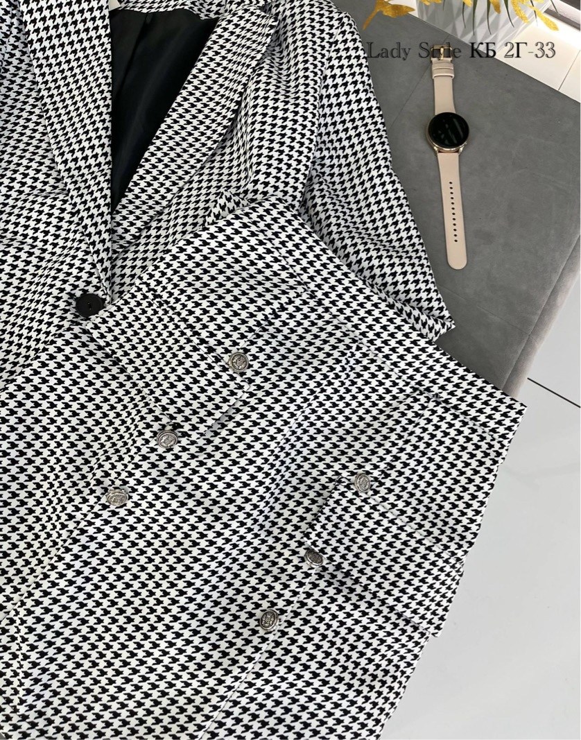 костюм(пиджак и юбка),костюм женский,женский костюм пиджак + шорты (принт гусиная лапка),костюм женский с юбкой,женский костюм двойка