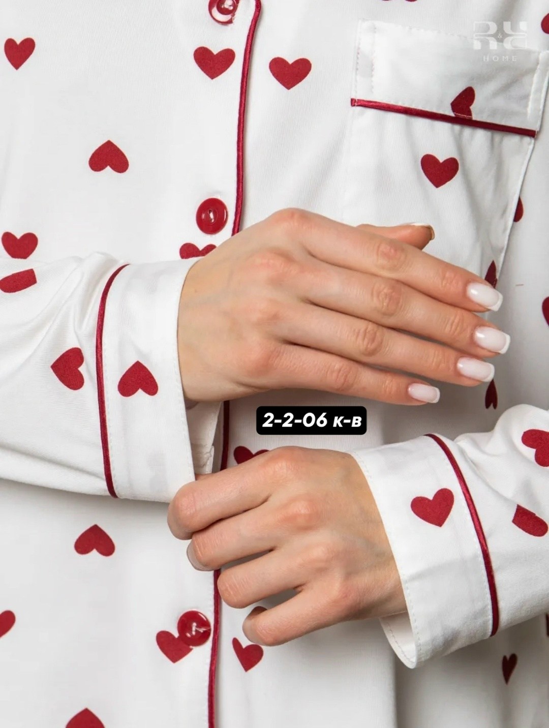 пижама с сердечками,пижама женская maliq mq-10 белая l,пижама со штанами и рубашкой с сердечками,женская пижама,пижама женская с сердечками