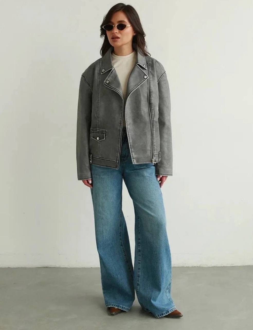 косуха женская куртка кожаная oversize,косуха винтажная куртка кожаная oversize серая monyken,косуха кожаная серая винтажная куртка оверсайз mony,косуха серая винтажная куртка кожаная оверсайз aftfbas