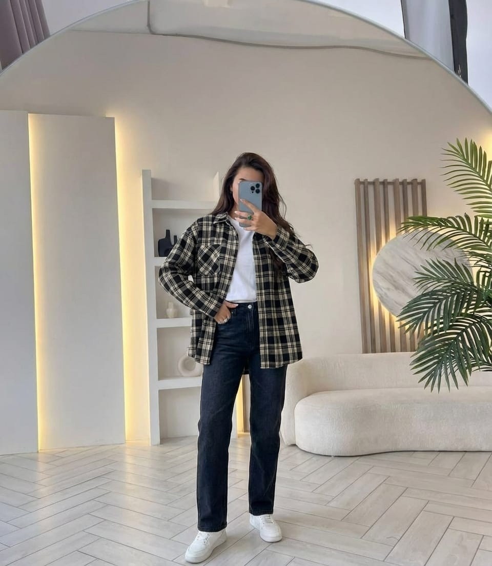 клетчатая рубашка женская теплая c&h style,рубашка в клетку хлопковая оверсайз kasdemo,клетчатая рубашка,женская рубашка в клетку,рубашка женская оверсайз в клетку
