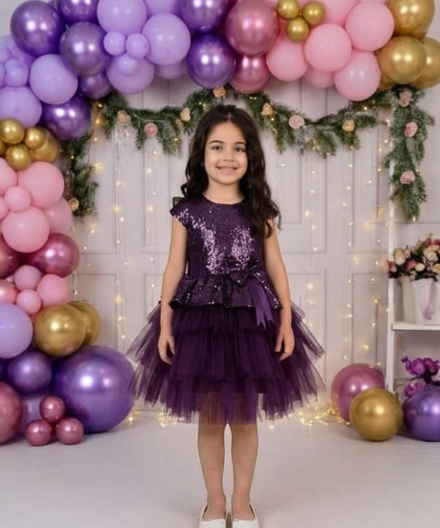 платье фиолетовое,платье для девочек,платье нарядное,платье riccotarz 2221008005 пурпурный 7-8 лет,платье нарядное для девочки