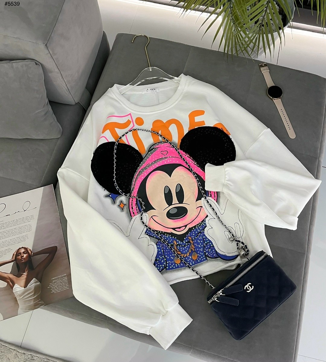 свитшот для девочек,свитшот с микки маусом,свитшот с микки маусом женский,свитшот женская,женская кофта