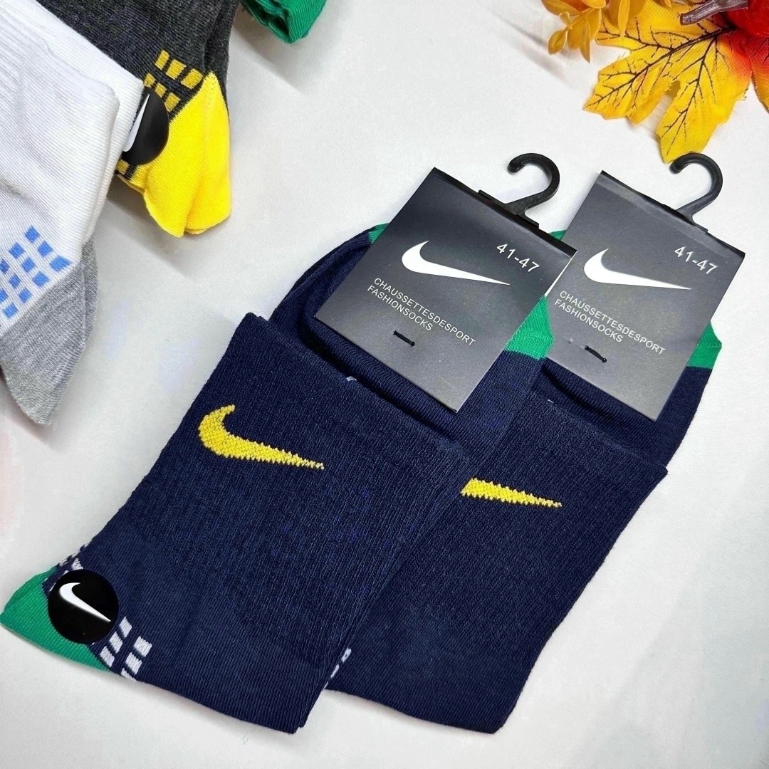 комплект носков мужских nike nop2_5 разноцветных 41-47,носки мужские спортивные,носки мужские 10 пар,носки мужские,носки найк 41-47