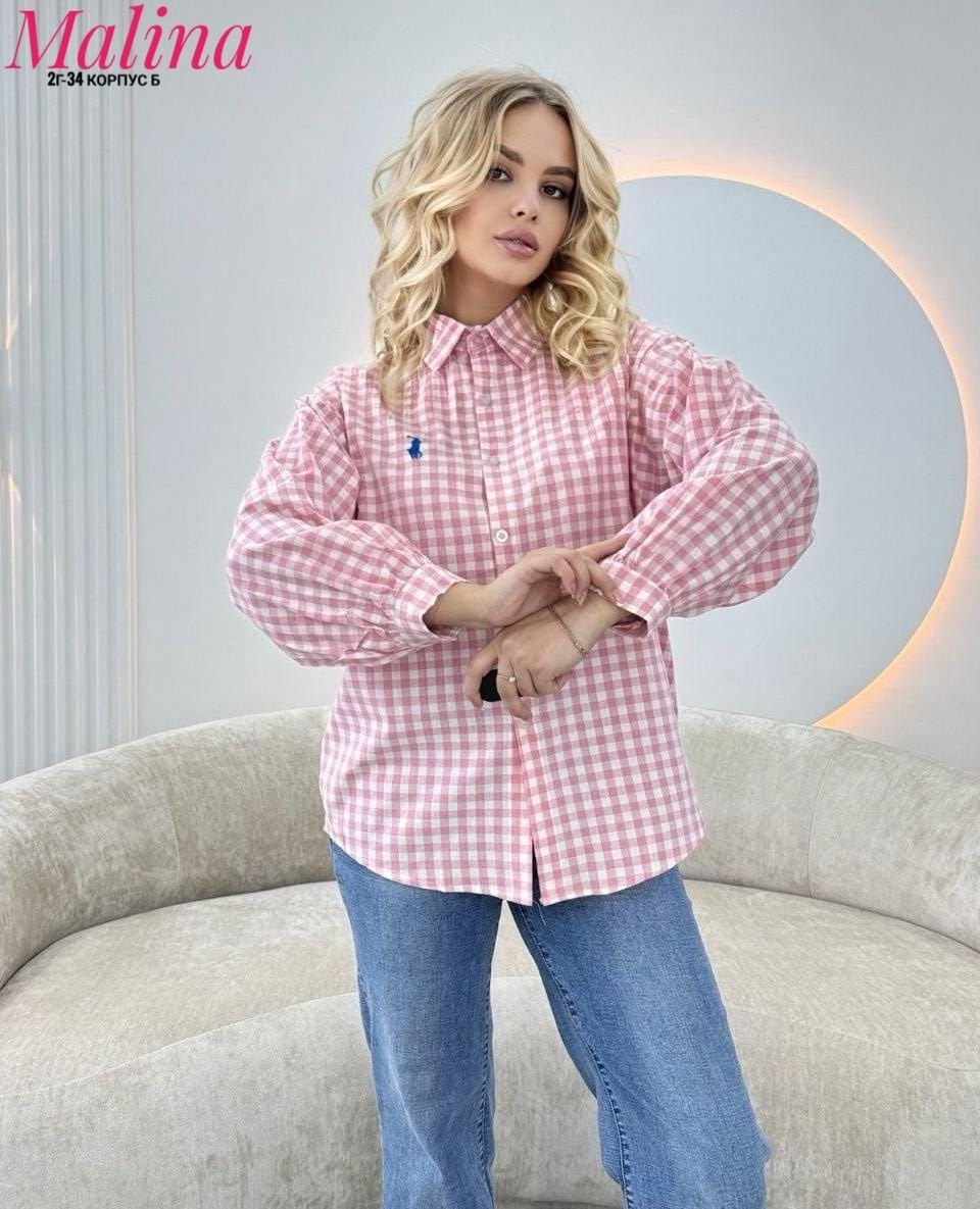 рубашка летняя оверсайз в клетку хлопок,рубашка женская,рубашка в клетку женская,клетчатая рубашка женская,рубашка оверсайз в клетку