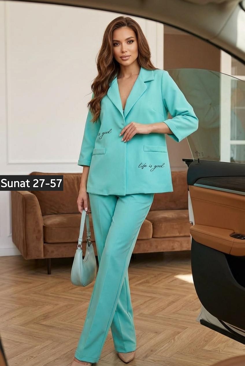 костюм брючный женский юрс,женский брючный костюм,женские костюмы,пудровый костюм женский брючный,пудровый костюм женский