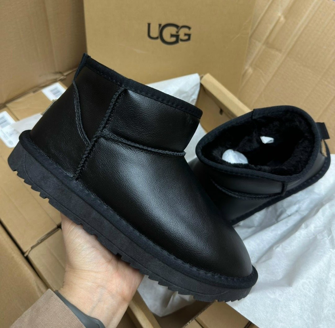 мужские угги ugg classic mini зимние черные,,мужские угги,угги ugg,угги