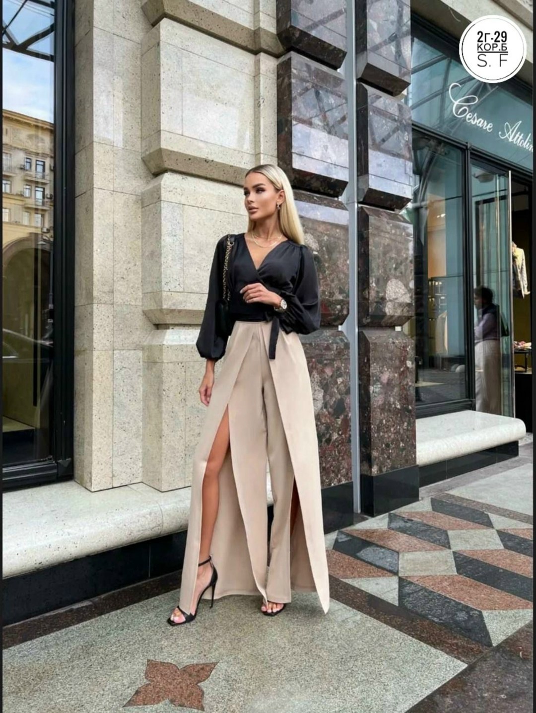 брюки палаццо с разрезами с высокой посадкой grinkovskaya brand,брюки палаццо с разрезами grinkovskaya brand цвет бежевый,брюки летние палаццо с разрезами grinkovskaya brand,брюки палаццо с разрезами