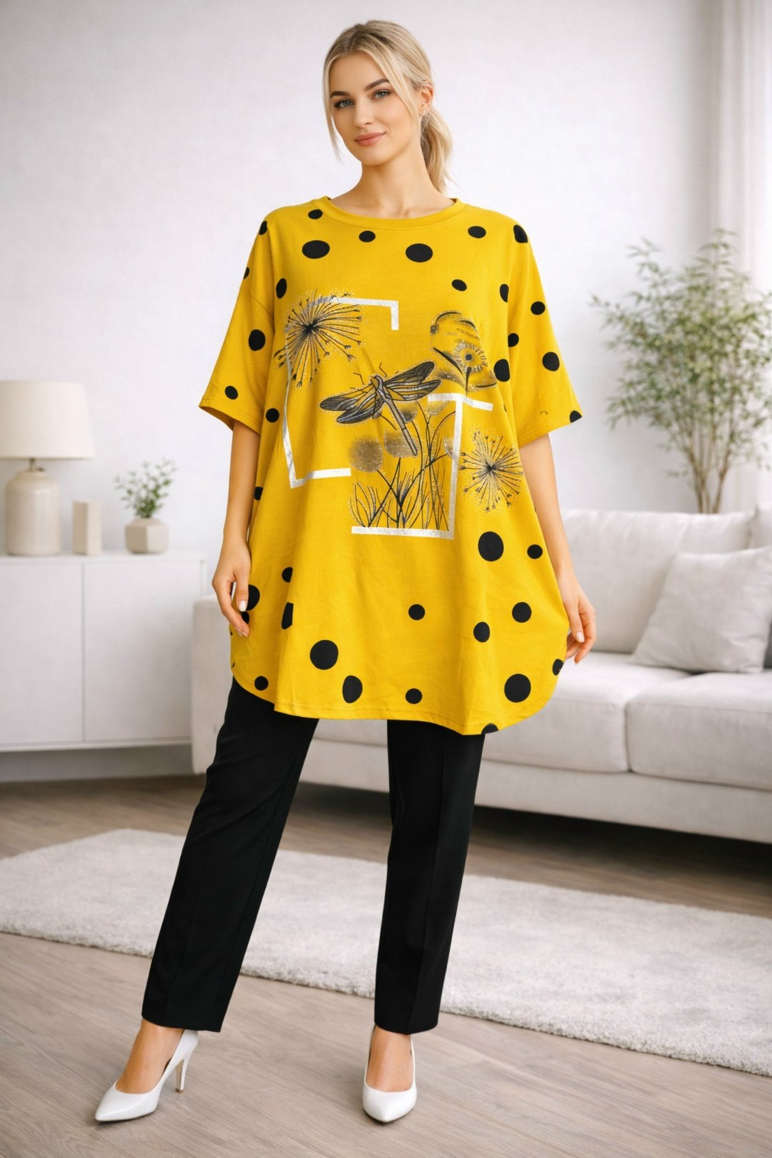 стильная блуза,туника нарядная,туника женская,туника с принтом,туника свободная