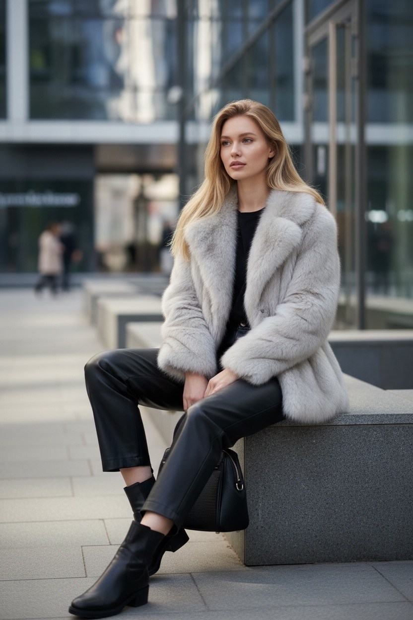 норковая шуба,серая норковая шуба,шуба,шуба из норки,шуба женская