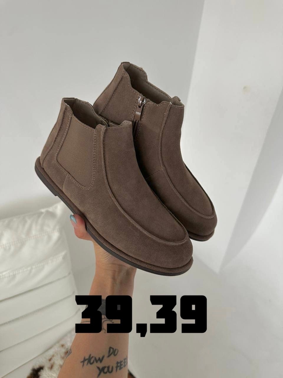 ,женские ботинки челси,замшевые коричневые челси,замшевые ботинки челси,ботинки челси
