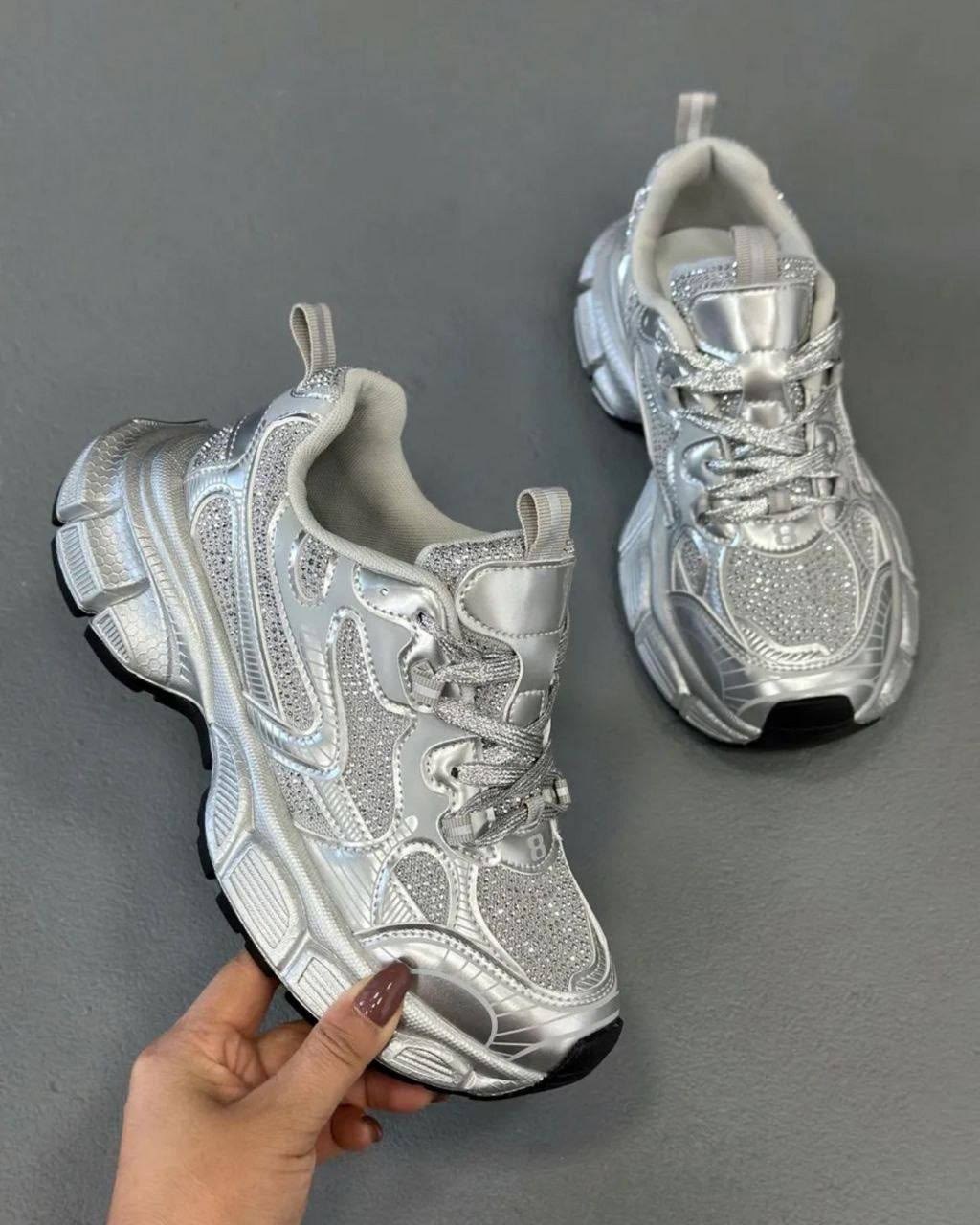 кроссовки женские balenciaga,кроссовки balenciaga,баленсиага кроссовки серебристые,женские кроссовки balenciaga runner серебристые,кроссовки balenciaga 3 xl