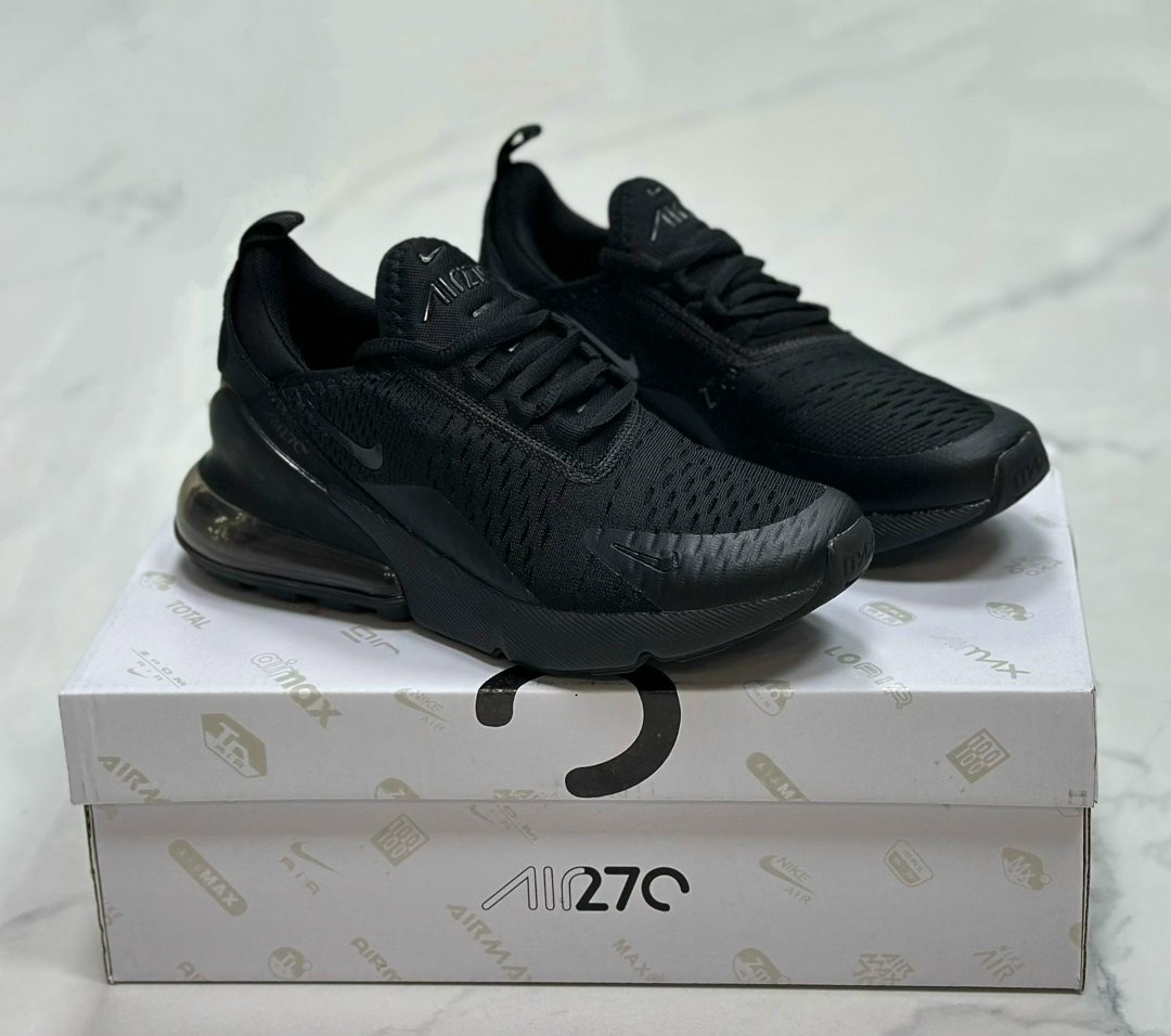 кроссовки nike air max 270,nike air max 270 triple black,кроссовки,мужские кроссовки nike air max 270,nike air max 270