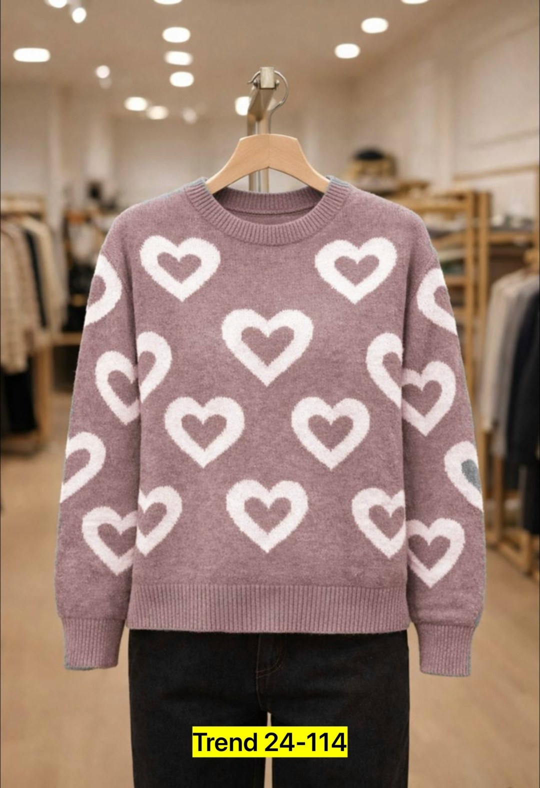 женский свитер,вязаные свитера женские,свитер с сердечками с кашемира свободного кроя,свитер,женский джемпер