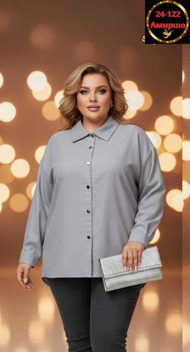рубашка женская большие размеры,женская рубашка больших размеров,стильная блуза,удлиненная блуза,блузка рубашка женская больших размеров