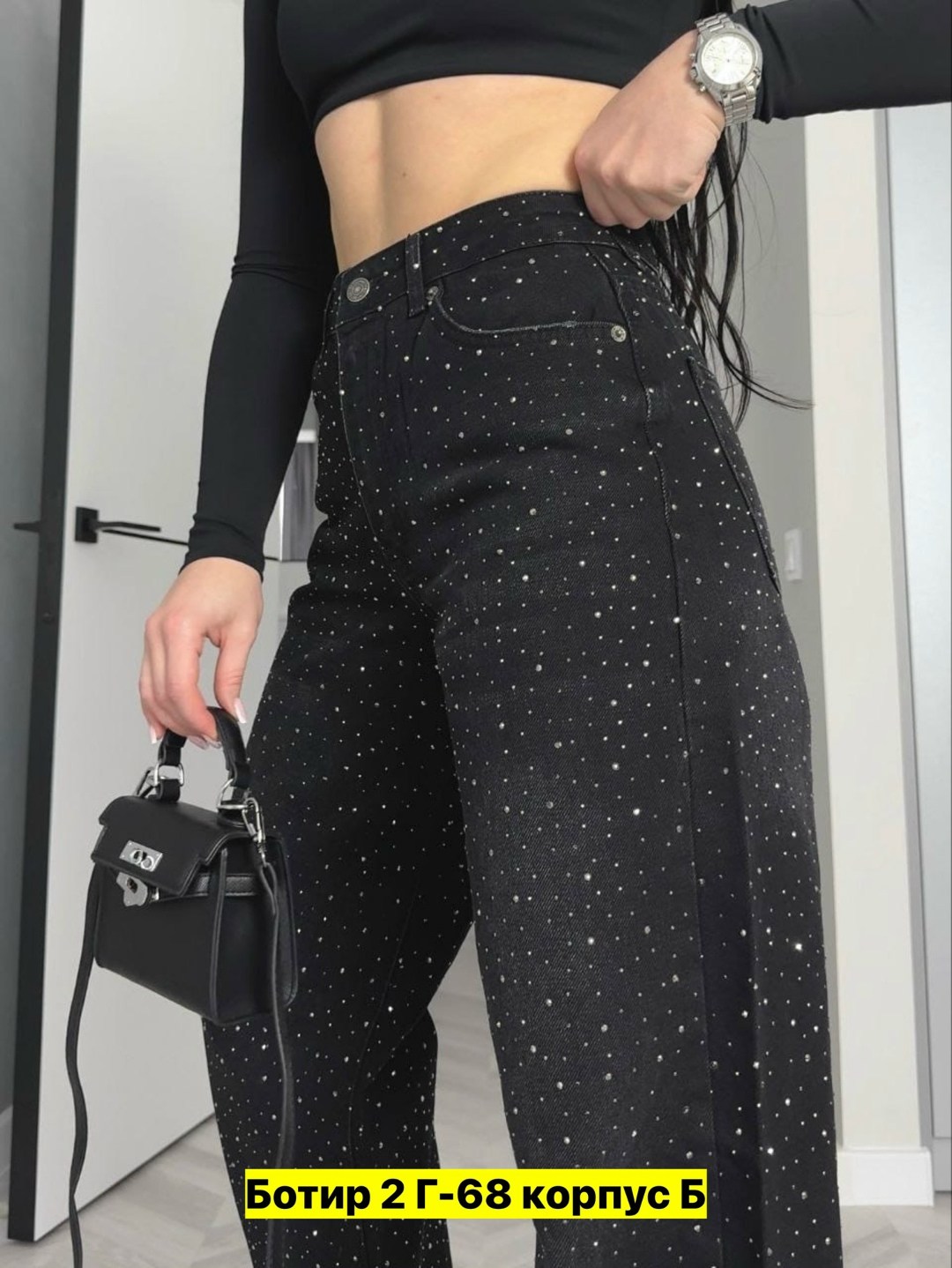 джинсы со стразами,джинсы труб со стразами,джинсы женские,женские джинсы со стразами,джинсы клеш со стразами h&a collection