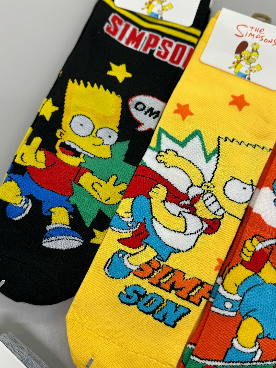 носки симпсоны,носки комплект,носки с принтом симпсоны,комплект носки женские,носки любимые герои