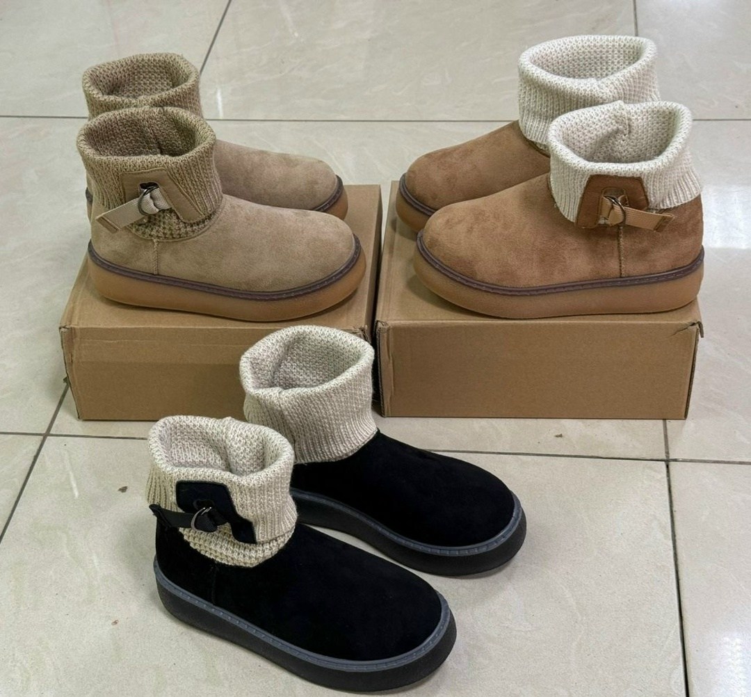 женские угги,женские угги ugg,,угги,классические утолщенные женские зимние ботинки из пуха 2026 года с пряжкой на ремне