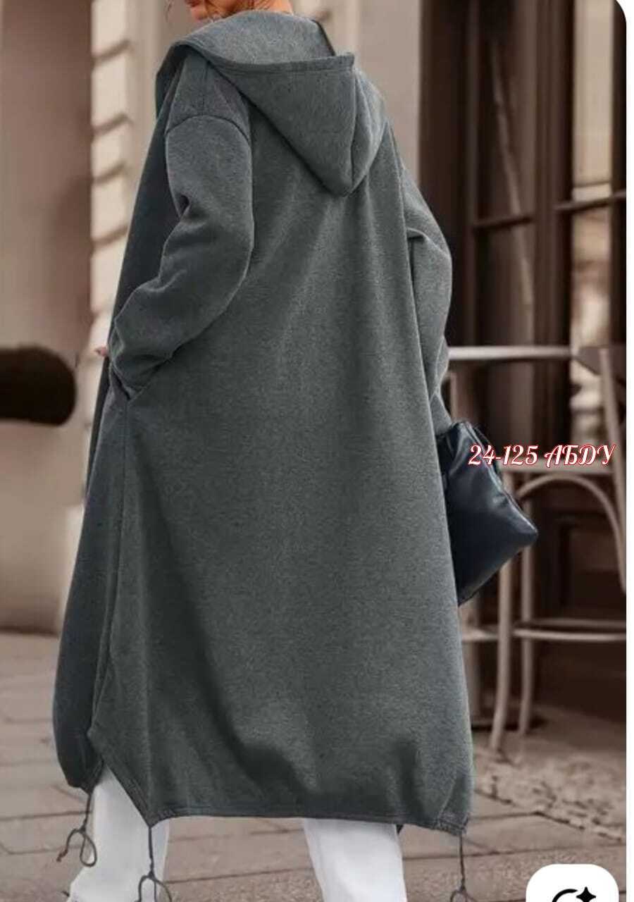женское длинное пальто с капюшоном,длинное пальто с капюшоном,пальто свободного кроя женское с капюшоном,пальто длинное с капюшоном серое,пальто с капюшоном