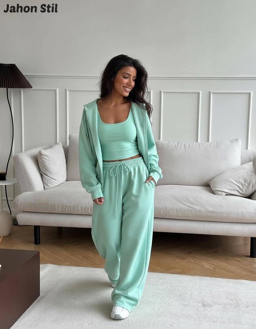 костюм спортивный на молнии палаццо с кулиской liya цвет желтый,спортивный костюм с брюками на кулиске tennis club w suits цвет лимонный желтый,костюм женский,костюм спортивный на молнии палаццо с кул