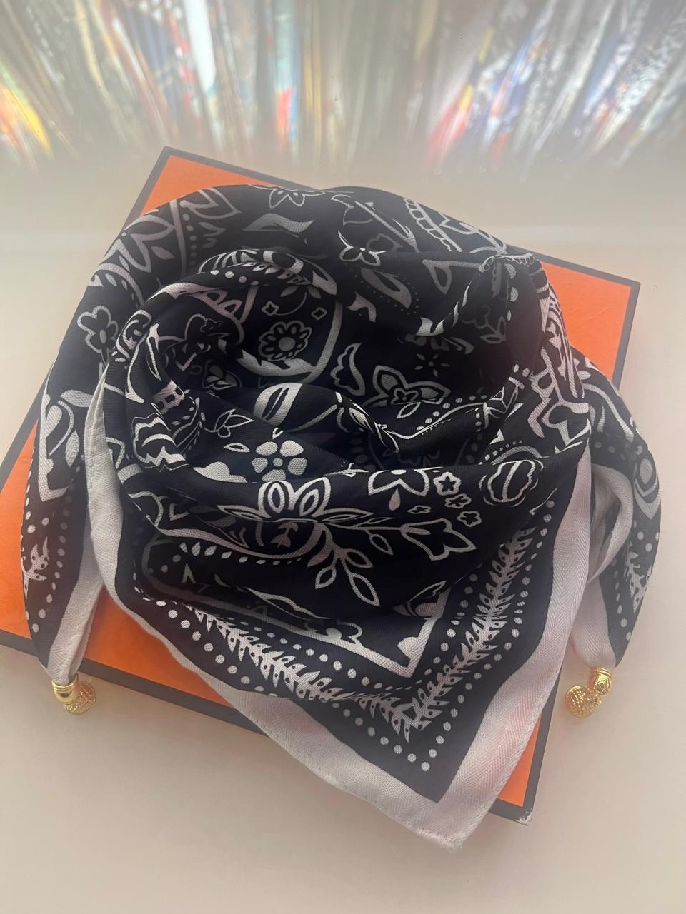 платок fendi,платки шарф,брендовый платок,шарфы для женщин,платки шелковые