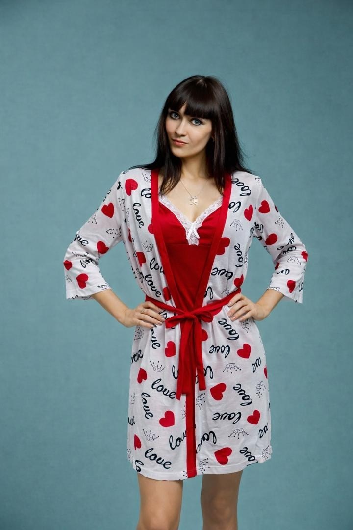 халат женский домашний,комплект (халат+сорочка) margo,халаты женские,халат,пеньюар женский