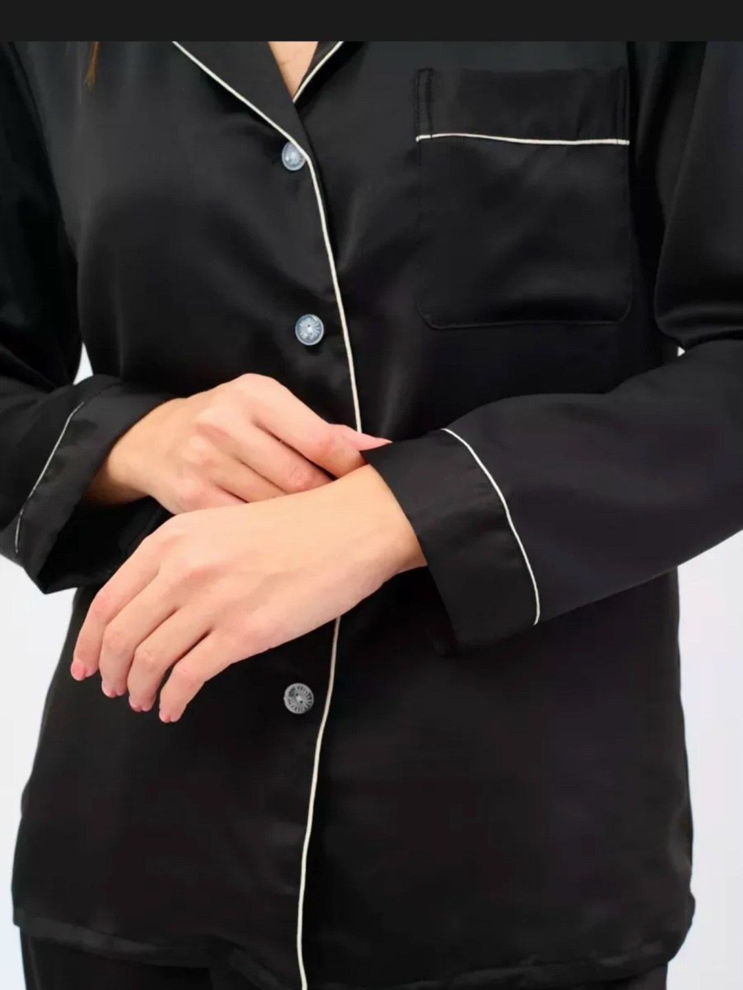 пижама женская miracle шелк черная 5xl,пижама женская малиновые сны kpu001b черная,черные атласные пижамы женские,пижама женская,женская шелковая пижама с брюками