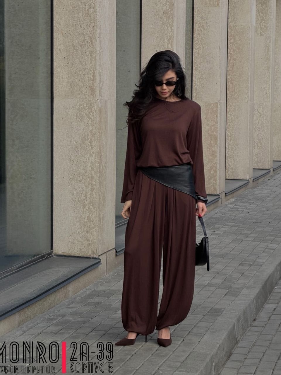 блузка летучая мышь sahera rahmani,трикотажные костюмы,повседневный костюм,трикотажный костюм женский,широкие брюки