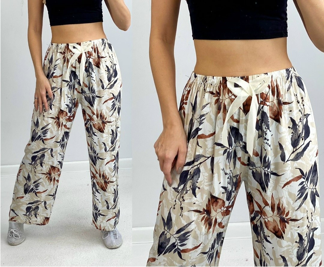 штаны женские,брюки женские,женские широкие брюки,летние брюки,брюки летние палаццо