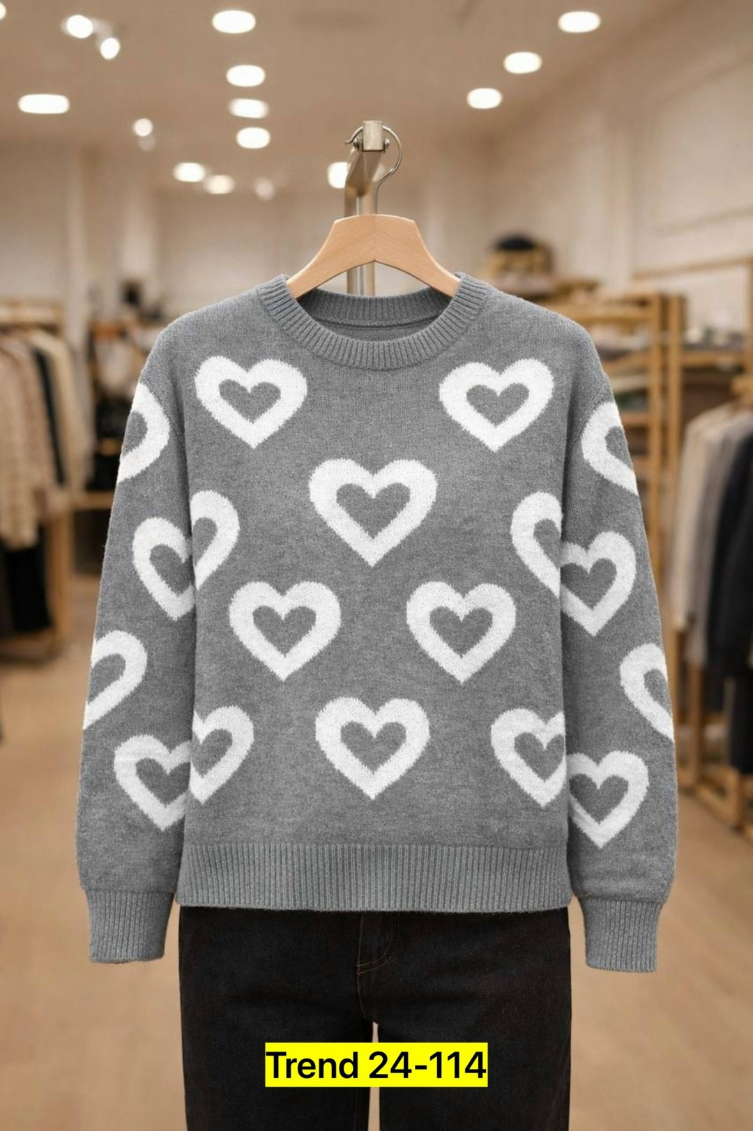 женский свитер,вязаные свитера женские,свитер с сердечками с кашемира свободного кроя,свитер,женский джемпер