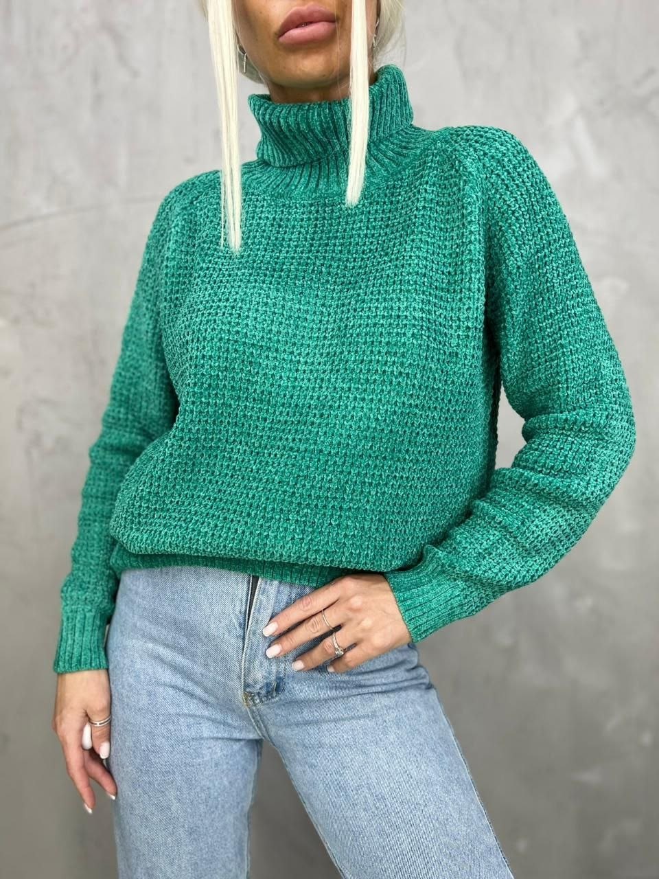 свитер вязаный с горлом,вязаные свитера женские,женский свитер,свитер вязаный с горлом цвет фиолетовый,вязаный свитер