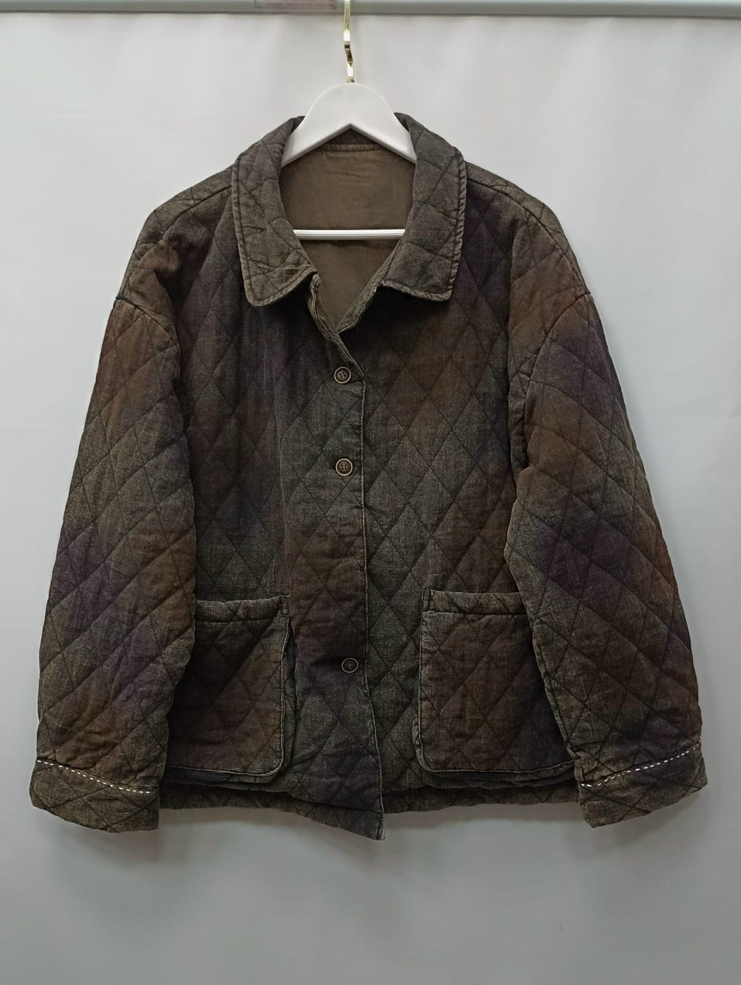 оригудс хлопковая стеганая куртка женская ramie,бохо фуфайка вельветовая,куртка бохо,бохо фуфайка,стеганая куртка