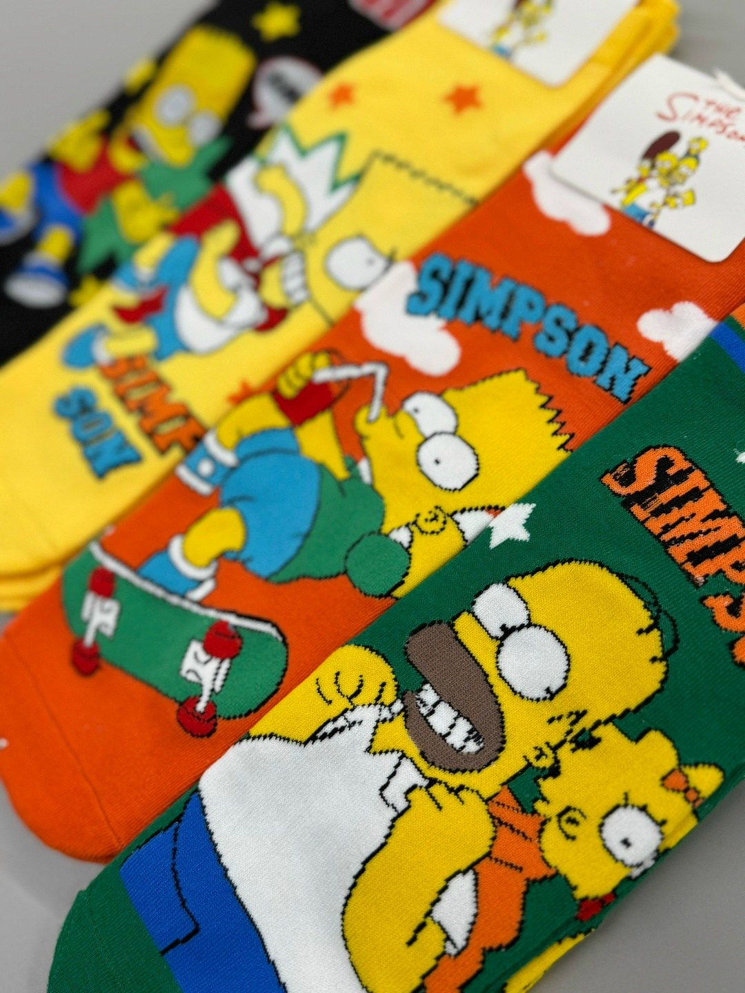 носки симпсоны,носки комплект,носки с принтом симпсоны,комплект носки женские,носки любимые герои