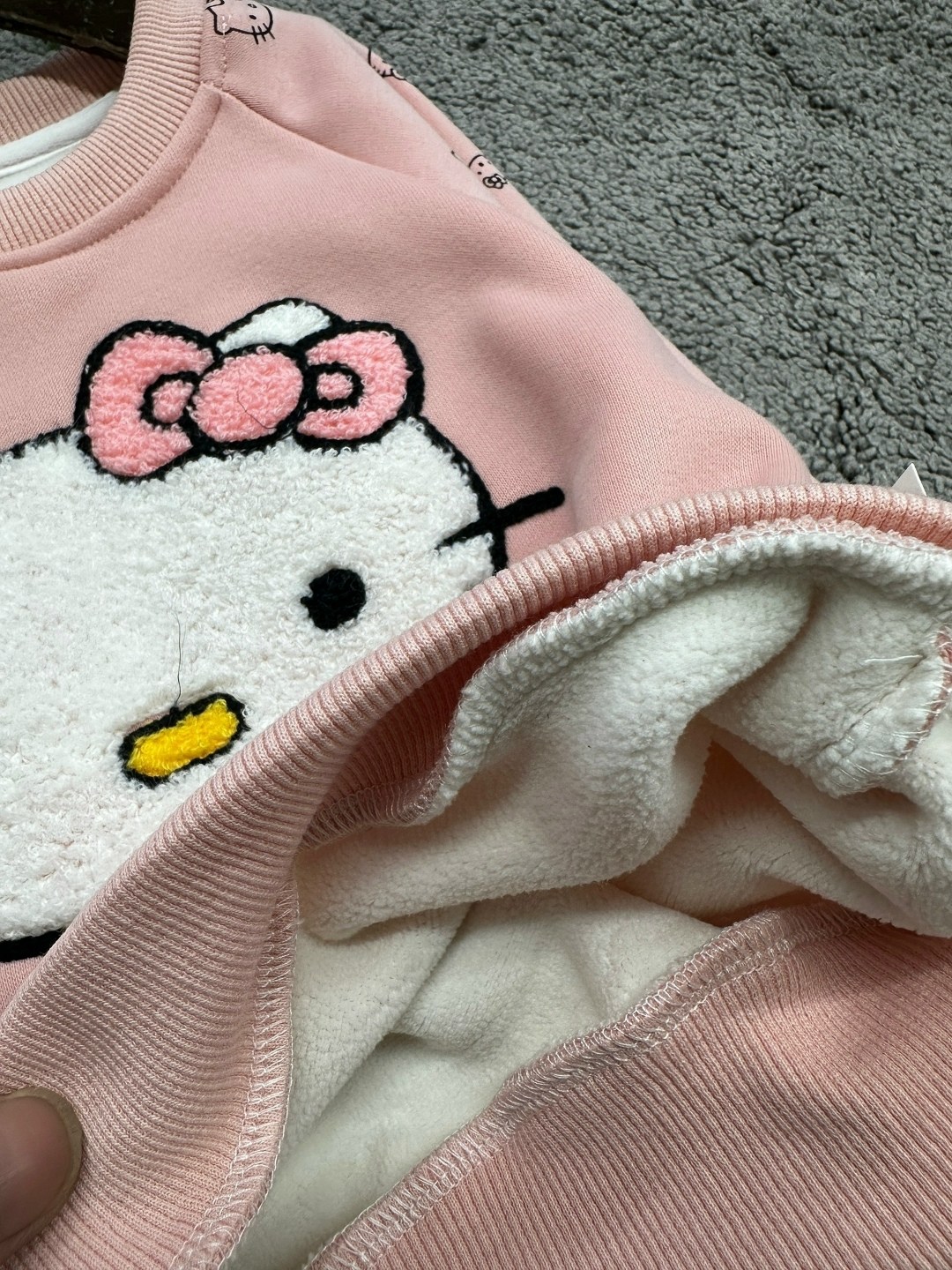 пижама для девочек,одежда для девочек,kid hello kitty pullover sweatshirt carter's,детские костюмы, для девочек