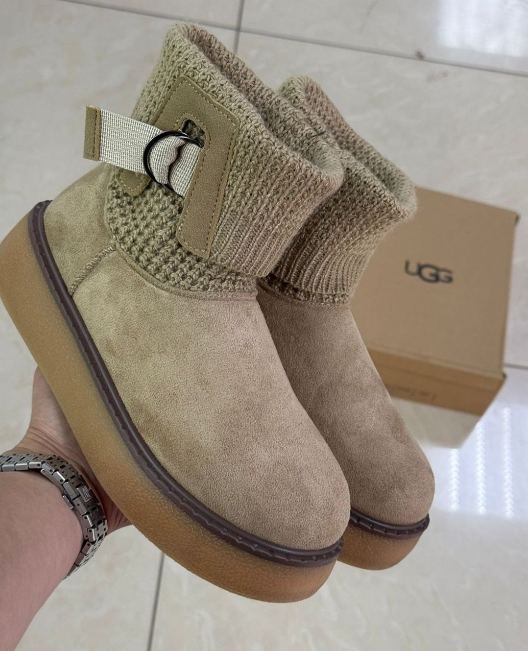 женские угги,женские угги ugg,,угги,классические утолщенные женские зимние ботинки из пуха 2026 года с пряжкой на ремне