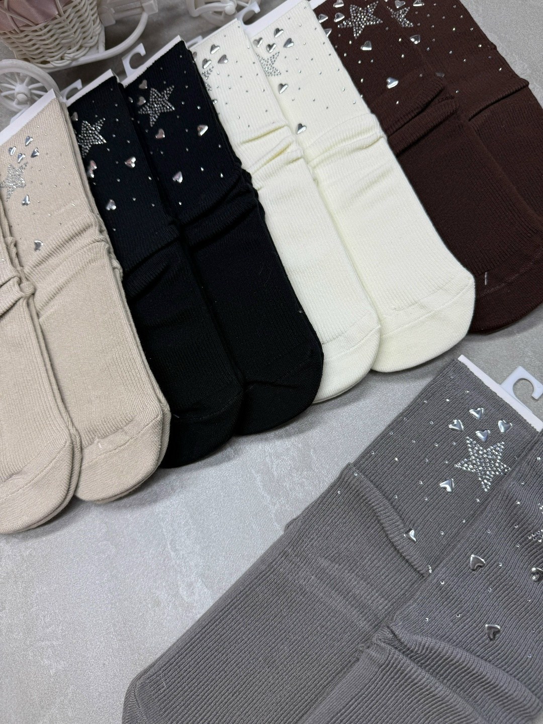 носки со стразами,женские носки,носки короткие со стразами,носки женские стразы,носки женские со стразами 2 пары бакуля 324563202