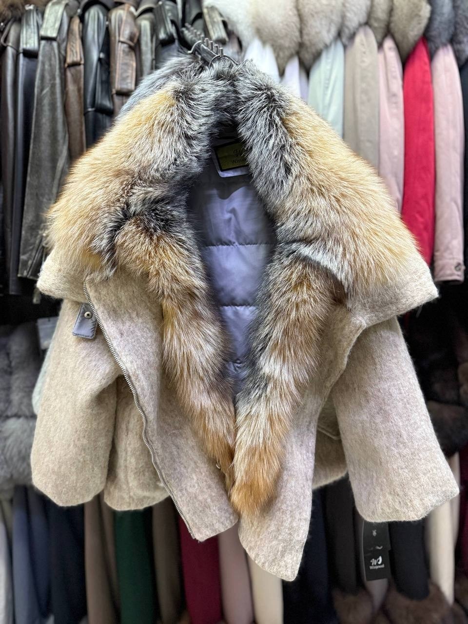 шуба натуральная,шубка из меха европейской норки с капюшоном из меха песца,куртка меховая,женское двухстороннее пальто с мехом лисы,шуба женская