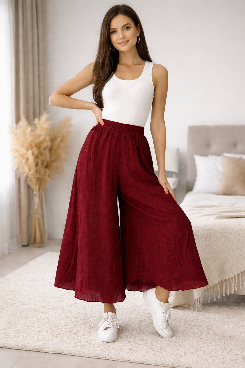 широкие брюки,женские широкие брюки,элегантные брюки,шифоновые брюки,шифоновые брюки палаццо