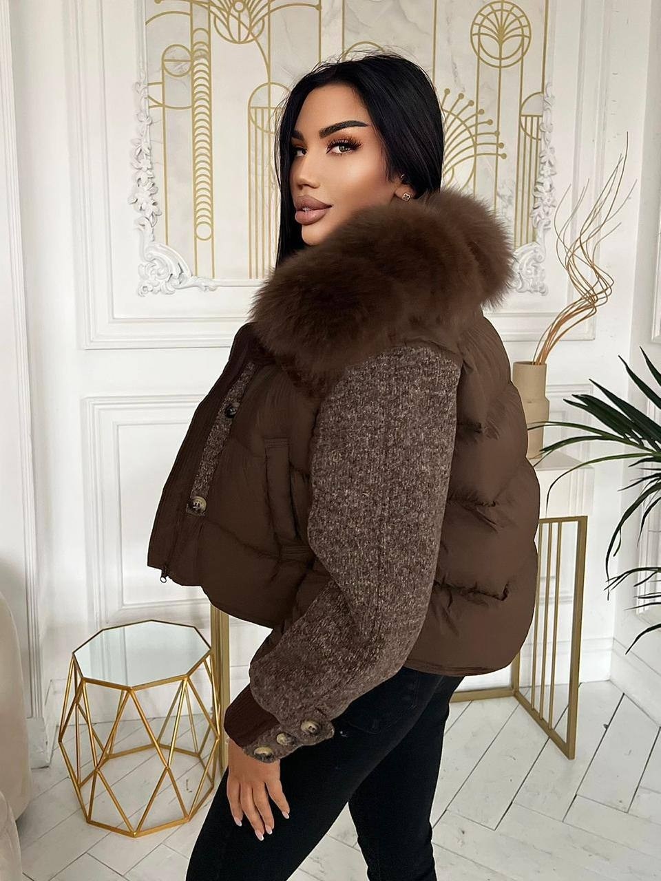 куртка с ламой мех съемный наполнитель пух,женская куртка,бомбическая куртка max mara с натуральным мехом,куртка натуральный мех,куртка с мехом