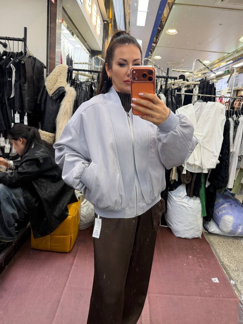 куртка бомбер женская,куртка оверсайз,куртка-бомбер,куртка женская,серый бомбер оверсайз женский