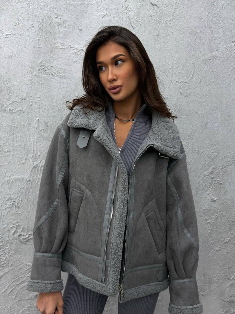 дубленка женская,дубленка,куртка vero moda kunstlederjacke peggy серый,кожаная куртка,куртка-авиатор из экокожи