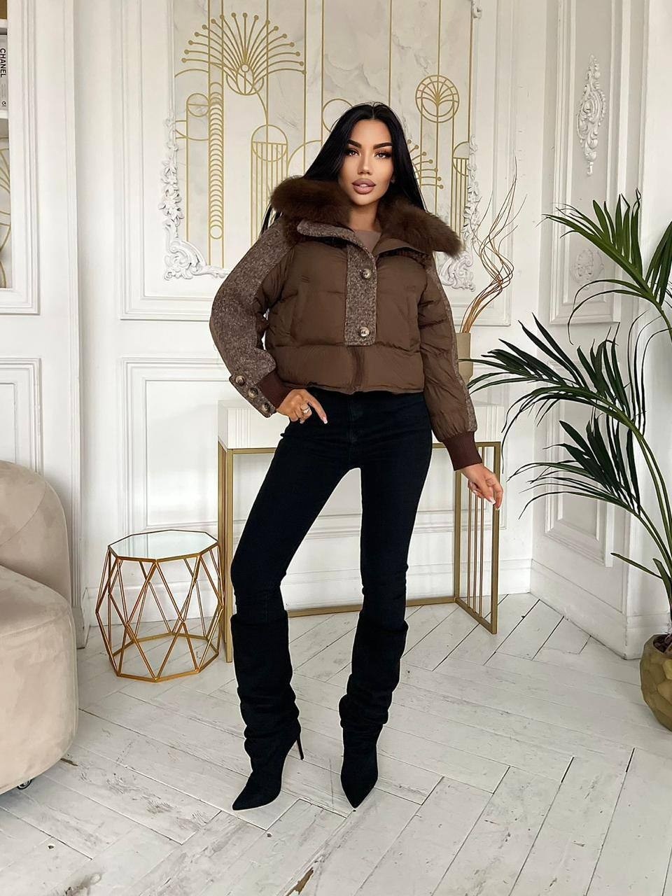 куртка с ламой мех съемный наполнитель пух,женская куртка,бомбическая куртка max mara с натуральным мехом,куртка натуральный мех,куртка с мехом