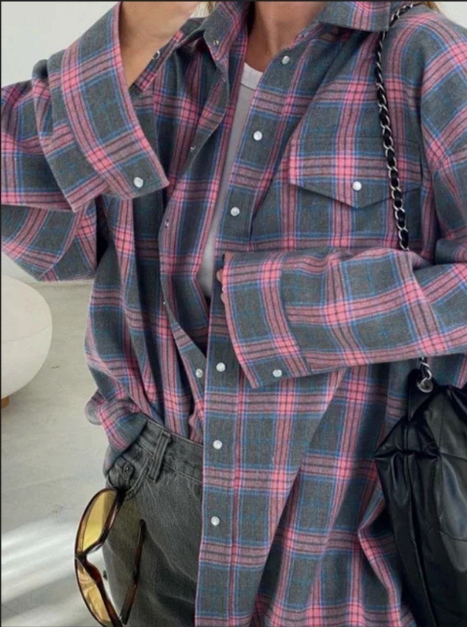 клетчатая рубашка женская,рубашка в клетку оверсайз,женская рубашка в клетку,рубашка в клетку,рубашка розовая в клетку оверсайз