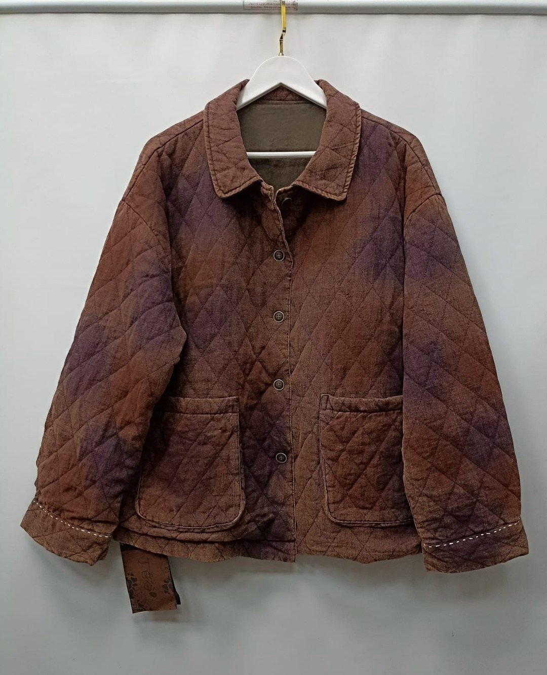 оригудс хлопковая стеганая куртка женская ramie,бохо фуфайка вельветовая,куртка бохо,бохо фуфайка,стеганая куртка