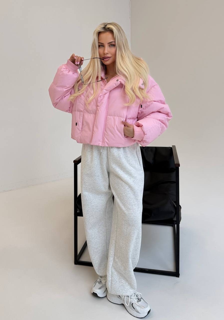 куртка оверсайз,куртка женская,розовая куртка,короткая куртка,куртка