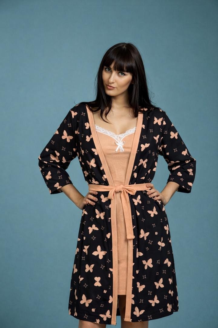 халат женский домашний,комплект (халат+сорочка) margo,халаты женские,халат,пеньюар женский