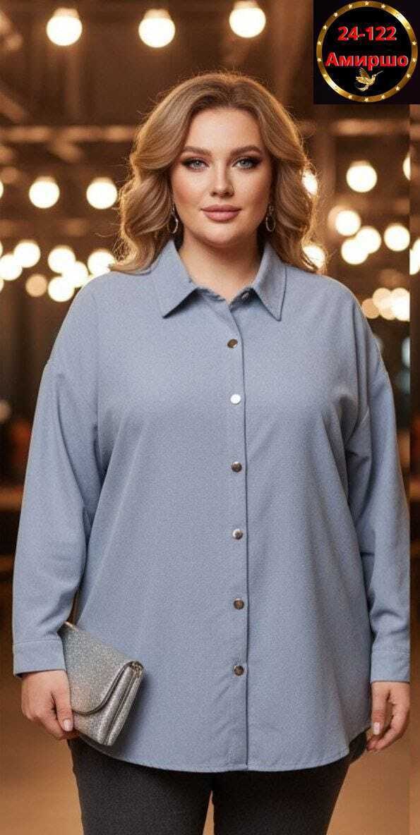 рубашка женская большие размеры,женская рубашка больших размеров,стильная блуза,удлиненная блуза,блузка рубашка женская больших размеров