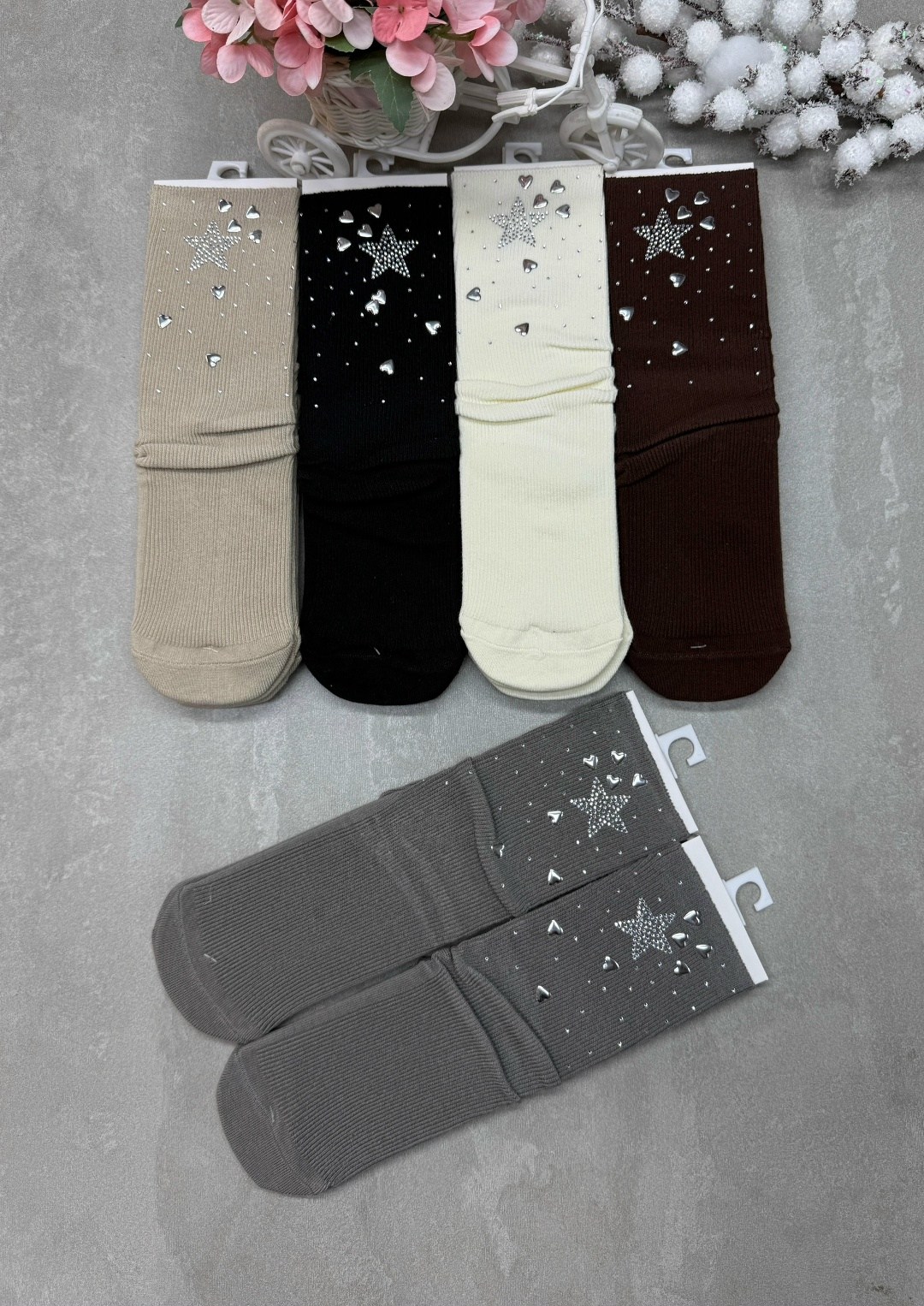 носки со стразами,женские носки,носки короткие со стразами,носки женские стразы,носки женские со стразами 2 пары бакуля 324563202