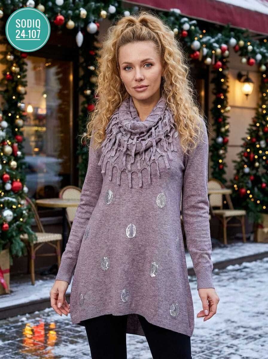 вязаная туника,туника женская,свитера туники,туника стильная,туника теплая