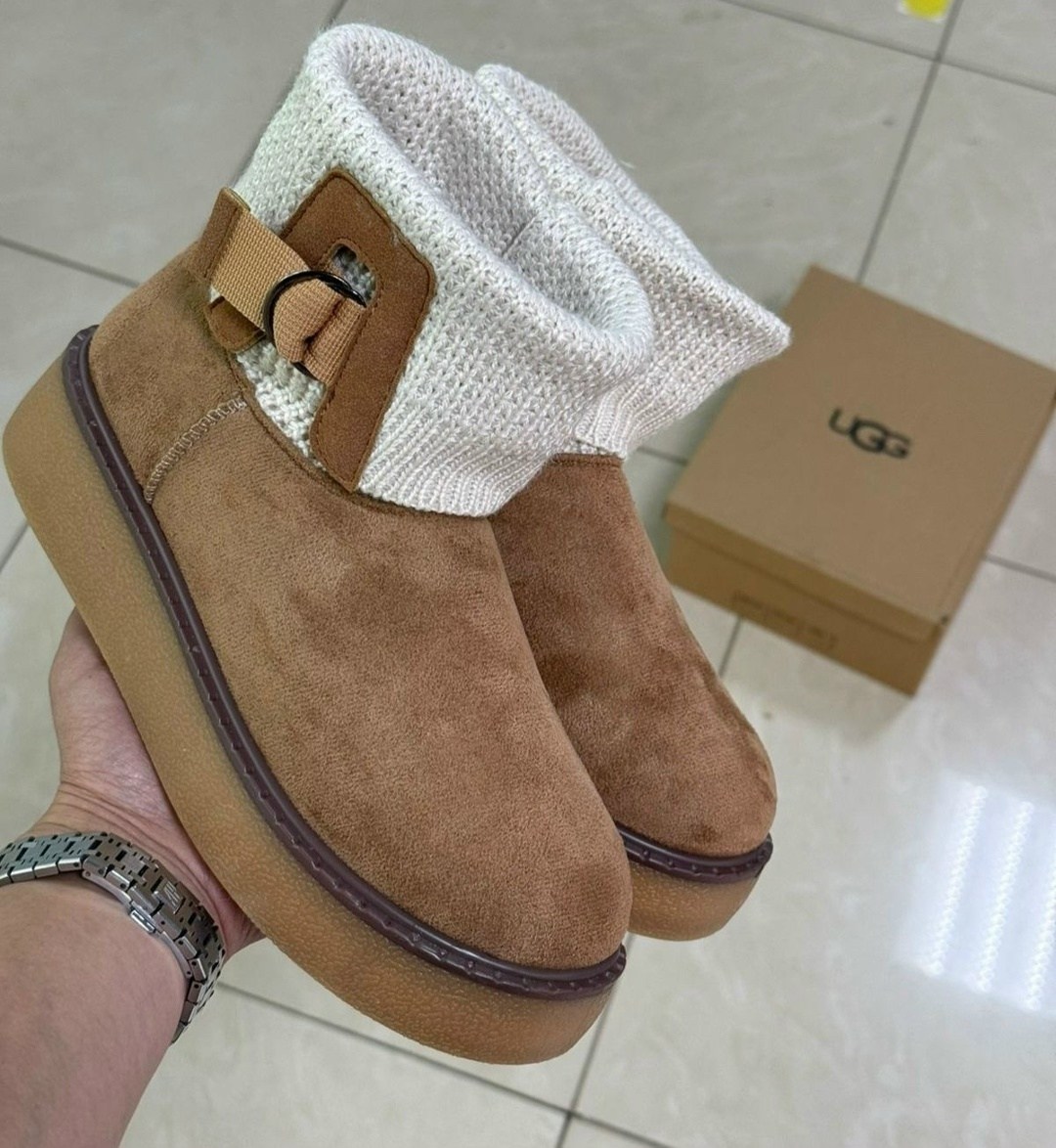 женские угги,женские угги ugg,,угги,классические утолщенные женские зимние ботинки из пуха 2026 года с пряжкой на ремне